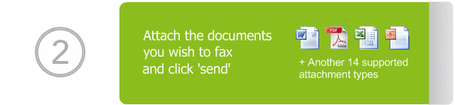 Sending a fax step two